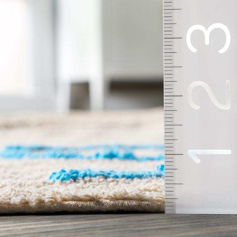 Ebern Designs Arely Numbers Machine Washable Kids Area Rug & Reviews